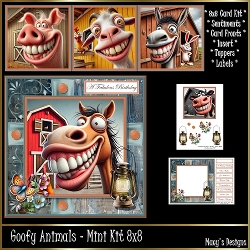 Goofy Animals - Mini Kit REQUEST 8x8