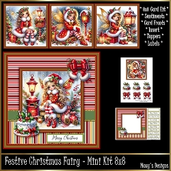 Festive Christmas Fairy - Mini Kit REQUEST 8x8
