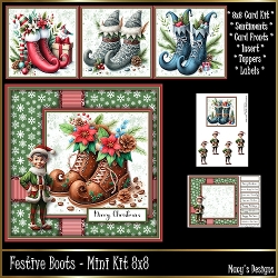 Festive Boots - Mini Kit 8x8 NEW