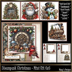 Steampunk Christmas - Mini Kit 6x6