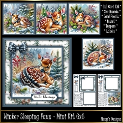 Winter Sleeping Faun - Mini Kit 6x6