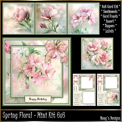 Spring Floral - Mini Kit 6x6