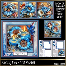 Fantasy Bleu - Mini Kit 6x6