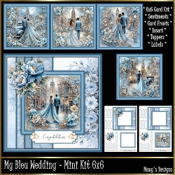My Bleu Wedding - Mini Kit 6x6
