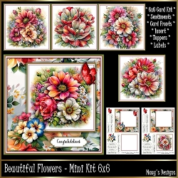 Beautiful Flowers - Mini Kit 6x6