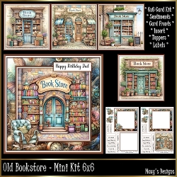 Old Bookstore - Mini Kit 6x6