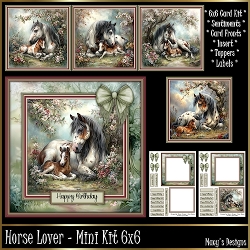 Horse Lover - Mini Kit 6x6