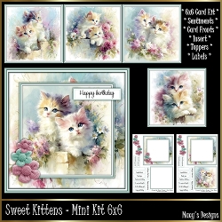 Sweet Kittens - Mini Kit 6x6