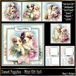 Sweet Puppies - Mini Kit 6x6