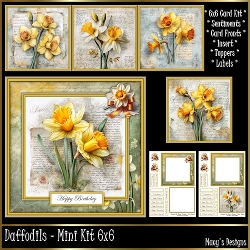 cup1428546_124264 - Daffodils - Mini Kit 6x6