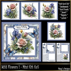 Wild Flowers 1 - Mini Kit 6x6