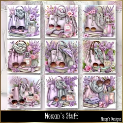 Womans Stuff - Illustrations for Cards, Mini kits & Designers