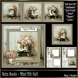 Rain Boots - Mini Kit 6x6