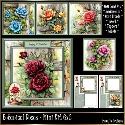 Botanical Roses - Mini Kit 6x6