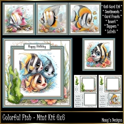 Colorful Fish - Mini Kit 6x6