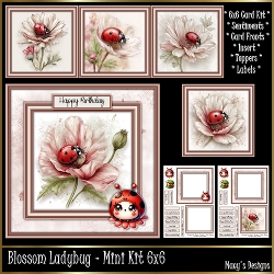 Blossom Ladybug - Mini Kit 6x6