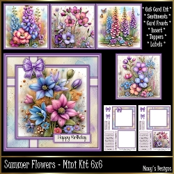 cup1437292_124264 - Summer Flowers - Mini Kit 6x6
