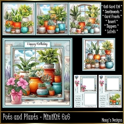 Pots and Plants - Mini Kit 6x6