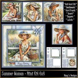 Summer Woman - Mini Kit 6x6