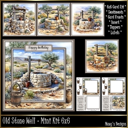 Old Stone Well - Mini Kit 6x6