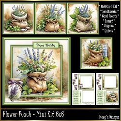 Flower Pouch - Mini Kit 6x6