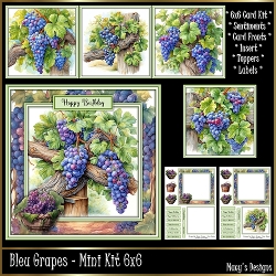 Bleu Grapes - Mini Kit 6x6