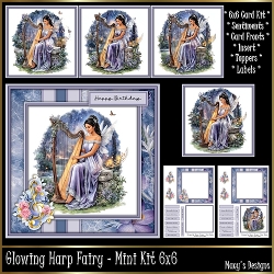 Glowing Harp Fairy - Mini Kit 6x6