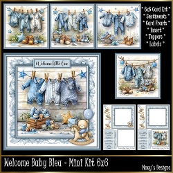 cup1443051_124264 - Welcome Baby Bleu - Mini Kit 6x6