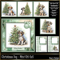 Christmas Dog - Mini Kit 6x6