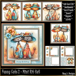 Funny Cats 2 - Mini Kit 6x6
