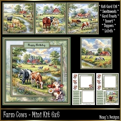 Farm Cows - Mini Kit 6x6