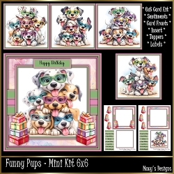 Funny Pups _ Mini Kit 6x6
