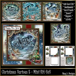 Christmas Various 5 - Mini Kit 6x6