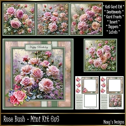 Rose Bush - Mini Kit 6x6
