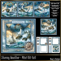 Stormy Weather - Birthday/Fathers Day - Mini Kit 6x6