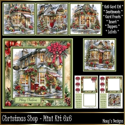 Christmas Shop - Mini Kit 6x6