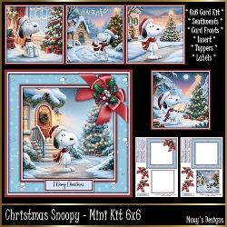 Christmas Snoopy - Mini Kit 6x6