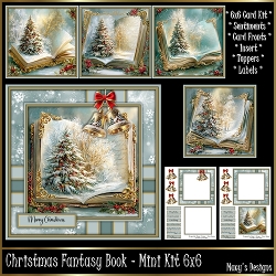 Christmas Fantasy Book - Mini Kit 6x6