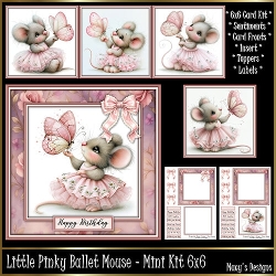 Little Pinky Ballet Mouse - Mini Kit 6x6