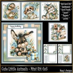Cute Little Animals - Mini Kit 6x6