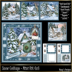 Snow Cottage - Mini Kit 6x6