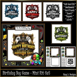 Birthday Boy Game - Mini Kit 6x6