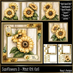 Sunflowers 3 - Mini Kit 6x6