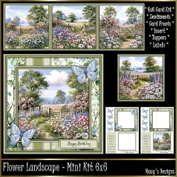 Flower Landscape - Mini Kit 6x6