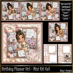 cup1459545_124264 - Birthday Planner Girl - Mini Kit 6x6