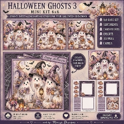 cup1461045_124264 - Halloween Ghosts 3 - Mini Kit 6x6