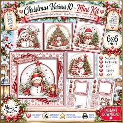Christmas Various 10 - Mini Kit 6x6