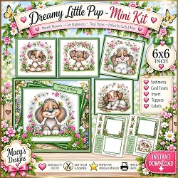 Dreamy Little Pup - Mini Kit 6x6