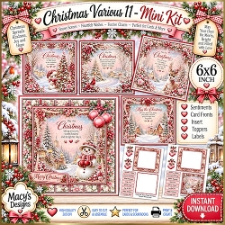 Christmas Various 11 - Mini Kit 6x6