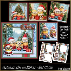Christmas with the Minions  - Mini Kit 6x6